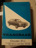 Vraagbaak Chrysler (FR.), Ophalen of Verzenden