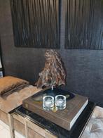 Luxe decoratie olive wood ornament! Japandi/ Eric Kuster sty, Ophalen, Zo goed als nieuw