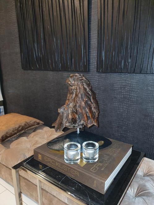 Luxe decoratie olive wood ornament! Japandi/ Eric Kuster sty, Huis en Inrichting, Woonaccessoires | Overige, Zo goed als nieuw