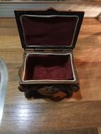 Koperen sieradendoosje met kerk afbeelding, Huis en Inrichting, Woonaccessoires | Kisten, Ophalen of Verzenden