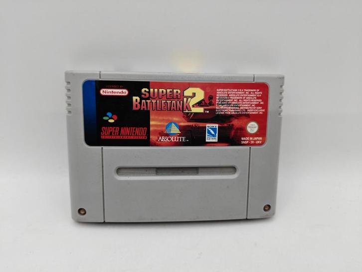 Super Battletank 2 SNES, Spelcomputers en Games, Games | Nintendo Super NES, Zo goed als nieuw, Racen en Vliegen, 1 speler, Vanaf 3 jaar
