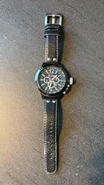 TW Steel CE1034, Sieraden, Tassen en Uiterlijk, Horloges | Heren, Leer, Staal, Zo goed als nieuw, Ophalen