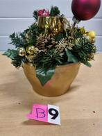 kerst stukje in gouden pot [b9],, Diversen, Kerst, Ophalen of Verzenden