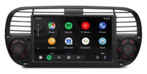 Navigatie fiat 500 2007 carkit android 13 usb carplay 64gb, Auto diversen, Autoradio's, Nieuw, Ophalen of Verzenden
