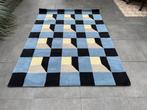 vloerkleed Harlequin Blocks 100% wol 170 cm x 240 cm, Blauw, 150 tot 200 cm, Info@brinkandcampman.com, Ophalen of Verzenden