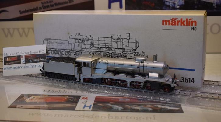 Märklin 3514 stoomloc klasse C. (BR 18.1) van de K.W.St.E., Hobby en Vrije tijd, Modeltreinen | H0, Zo goed als nieuw, Locomotief
