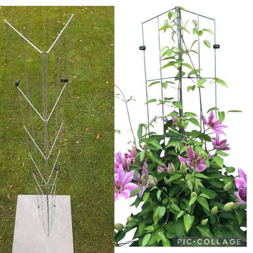 Plantensteunen in plantenbak plantenbakken bloempotten, Tuin en Terras, Bloembakken en Plantenbakken, Nieuw, Binnen, 60 cm of meer