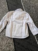 Wit overhemd met motief Maat 74 h, Kinderen en Baby's, Babykleding | Maat 74, Onbekend, Ophalen of Verzenden, Zo goed als nieuw
