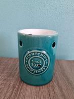 Turquoise Scentchips brander en glazen potje, Ophalen, Overige materialen, Gebruikt, Groen