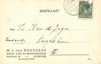 M.J. van Westerop, Noordwijk - 09.1939 - briefkaart, Ophalen of Verzenden, Briefkaart