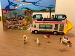 Lego Friends bus 41395 met extra poppetjes, Ophalen of Verzenden, Zo goed als nieuw