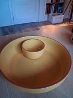 Olijfschaal met dipschaaltje - Onbeschadigd, Porselein of Keramiek, Schaal, Rond, Ophalen of Verzenden