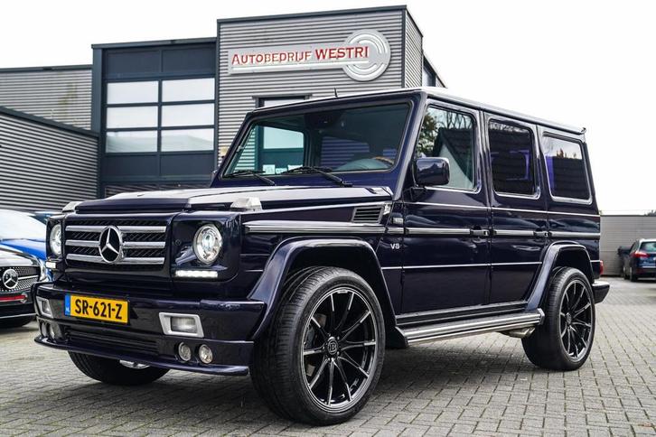 Mercedes-Benz G-klasse 500 V8 / 55 AMG | Schuifdak | BRABUS, Auto's, Mercedes-Benz, Bedrijf, Te koop, G-Klasse, 4x4, ABS, Airbags