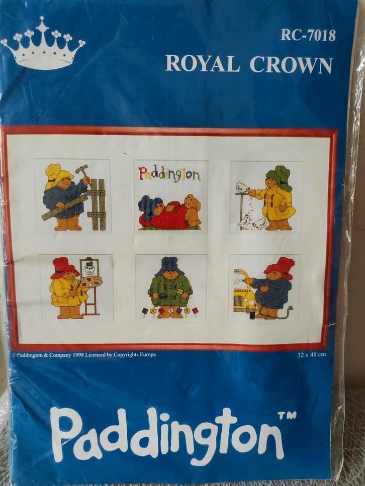 Mooi ongebruikt borduurpakkket van Beertje Paddington, Hobby en Vrije tijd, Borduren en Borduurmachines, Zo goed als nieuw, Patroon