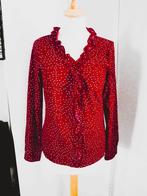 Rood polkadot blousje maat S (z.g.a.n.), Kleding | Dames, Ophalen of Verzenden, Zo goed als nieuw, Maat 36 (S), Rood