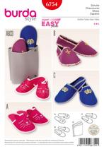 Burda 6754 slippers, Ophalen of Verzenden, Zo goed als nieuw, Burda