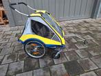 Fietskar voor 1 of 2 kinderen + babyhangmat, Ophalen of Verzenden, Gebruikt, Kinderkar, 20 tot 40 kg