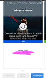 2 Conan gray wishbone tour tickets vip 1, Twee personen