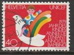 Zwitserland 1979 1162 Unicef, Gest, Ophalen of Verzenden, Gestempeld