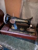 Antieke Singer Naaimachine met Houten Kap, Ophalen of Verzenden