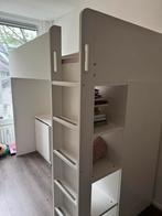 Hoogslaper met bureau – Zo goed als nieuw – IKEA – €175, Ophalen, Zo goed als nieuw, Hoogslaper