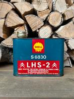 Oud Shell LHS-2 olieblik Citroën - Jaren 60, Verzamelen, Ophalen of Verzenden, Gebruikt