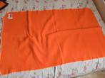 Oranje wollen deken Kinderdeken baby ledikant wieg 125-77cm, Kinderen en Baby's, Ophalen of Verzenden, Zo goed als nieuw, 100 cm of meer