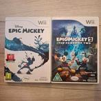 Nintendo wii epic mickey 1 en 2 set, Avontuur en Actie, 1 speler, Ophalen of Verzenden, Zo goed als nieuw