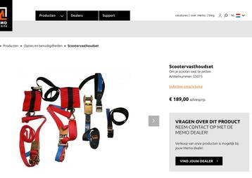 Scooter/ Motor vasthoudset van Memo beschikbaar voor biedingen