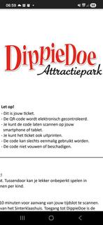 4x Tickets sinterklaashuis dippiedoe 30 nov. 14.00 uur, Drie personen of meer