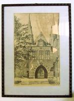 Potloodtekening van de Cellebroederspoort in Kampen., Ophalen of Verzenden
