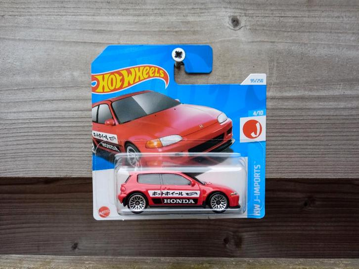 Honda Civic EG '92 Hotwheels, Hobby en Vrije tijd, Modelauto's | Overige schalen, Nieuw, Auto, Ophalen
