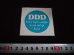 sticker DDD hard tegen puistjes zacht voor je huid, Verzamelen, Ophalen, Zo goed als nieuw, Bedrijf of Vereniging