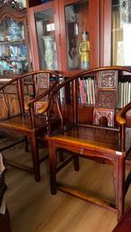 Chinese antiek stolt 2 stuks heel mooi, Antiek en Kunst, Antiek | Meubels | Stoelen en Banken, Ophalen of Verzenden