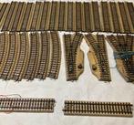Marklin m rails + wissels + trafo, Wisselstroom, Gebruikt, Rails, Ophalen of Verzenden