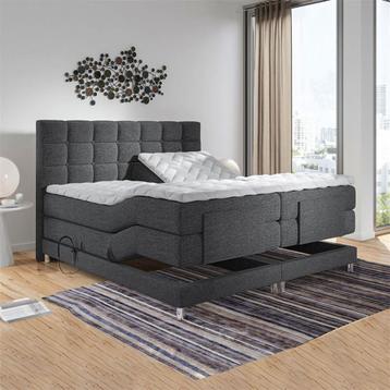 Boxspring Elektrisch Grijs beschikbaar voor biedingen