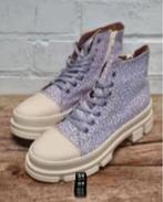 ACTIE DWRS - Leergevoerde canvas boots - van €139 voor €25, DWRS, Beige, Nieuw, Ophalen of Verzenden