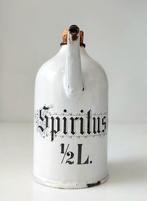 Antiek Emaille Spirituskannetje 1/2 L Wit Keukenemaille, Antiek en Kunst, Antiek | Emaille, Verzenden