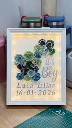 Gepersonaliseerde 3d flower fotolijst!, Ophalen of Verzenden, Zo goed als nieuw