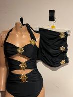 SPORLIKE Badpak en rokje met gouden S origineel zgan, G, Zwart, G, B