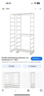ELVARLI kledingkastcombinatie - Wit, Huis en Inrichting, Ophalen, Met plank(en), 100 tot 150 cm, 200 cm of meer