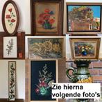 Veel schilderijen met bloemen klaprozen zonnebloemen etc., Antiek en Kunst, Kunst | Schilderijen | Klassiek, Ophalen of Verzenden