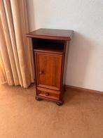 Houten kastje met deur en lade, Huis en Inrichting, Kasten | Dressoirs, Ophalen, Minder dan 50 cm, Gebruikt, Met lade(s)