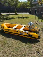 Rubberboot met Honda 8PK 4-takt buitenboordmotor, Watersport en Boten, Rubberboten, Ophalen, Gebruikt, Benzine, Minder dan 70 pk