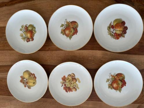 Furstenberg Germany set van 6 dessert/ saladebordenVintage, Antiek en Kunst, Antiek | Servies los, Ophalen of Verzenden