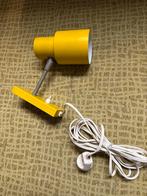 Gele Vintage wandlamp, Ophalen of Verzenden, Gebruikt, Metaal