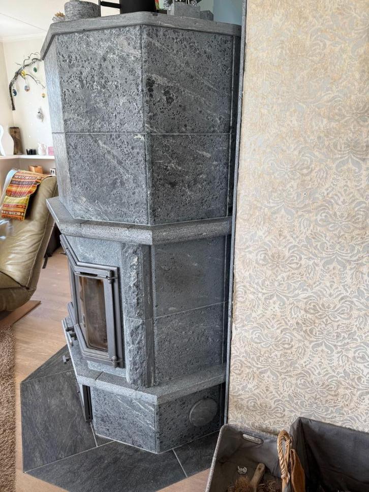 kachel tulikivi, Huis en Inrichting, Kachels, Gebruikt, Inbouw, Houtkachel, Hout, Ophalen