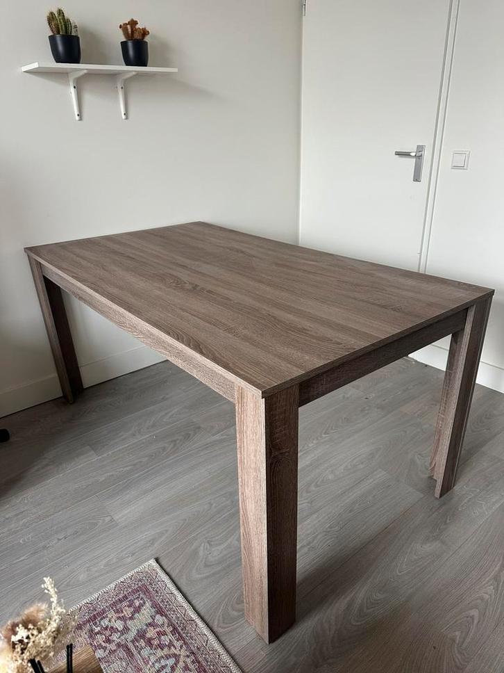 Te koop eettafel, Huis en Inrichting, Tafels | Eettafels, Zo goed als nieuw, 100 tot 150 cm, 50 tot 100 cm, Rechthoekig, Overige materialen