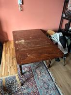 Houten antieke tafel, Huis en Inrichting, Tafels | Eettafels, Ophalen, Gebruikt, 50 tot 100 cm, Eikenhout