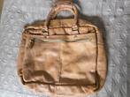 Hand/schoudertas Cowboysbag bruin leer, Sieraden, Tassen en Uiterlijk, Tassen | Damestassen, Ophalen of Verzenden, Gebruikt, Bruin